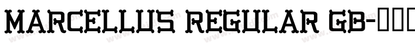 Marcellus Regular GB字体转换
